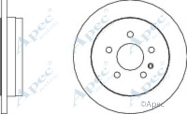 Тормозной диск APEC braking DSK2133