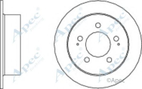 Тормозной диск APEC braking DSK2712