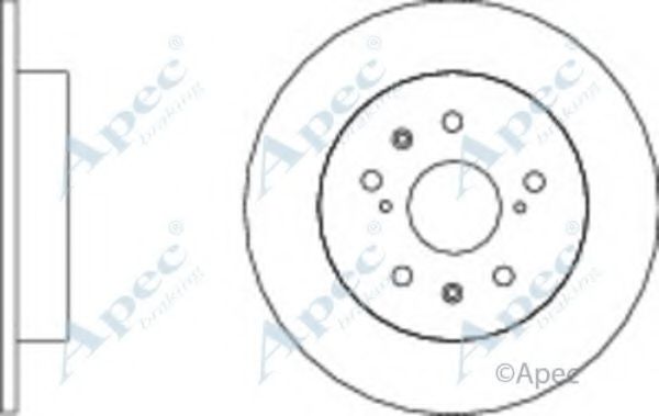 Тормозной диск APEC braking DSK2742
