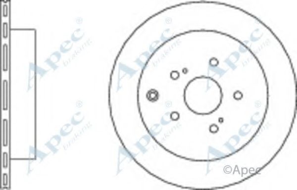 Тормозной диск APEC braking DSK2852