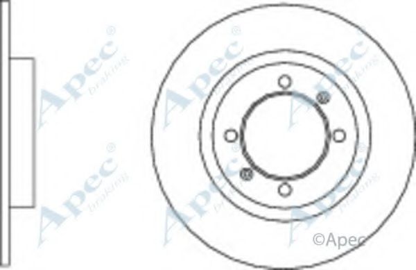 Тормозной диск APEC braking DSK2903