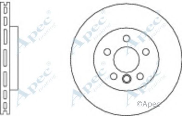 Тормозной диск APEC braking DSK2969