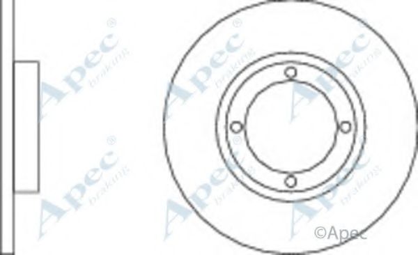 Тормозной диск APEC braking DSK301