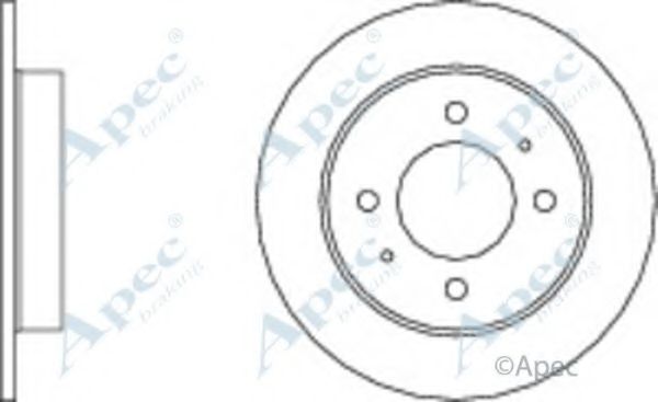 Тормозной диск APEC braking DSK346