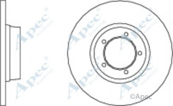 Тормозной диск APEC braking DSK716