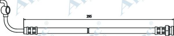 Тормозной шланг PAGID 70371