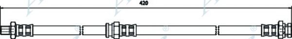 Тормозной шланг APEC braking HOS3659