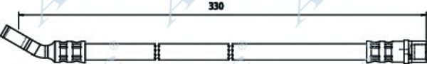 Тормозной шланг APEC braking HOS3712