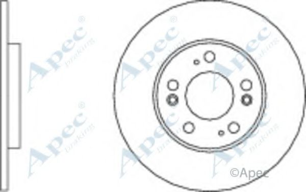 Тормозной диск APEC braking DSK3005