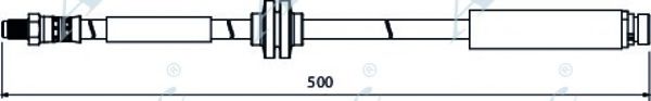 Тормозной шланг APEC braking HOS3930