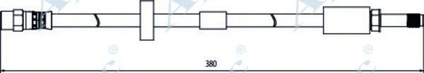 Тормозной шланг APEC braking HOS4115
