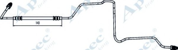 Тормозной шланг APEC braking HOS4118