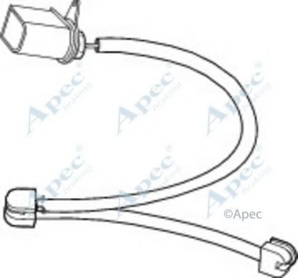 Указатель износа, накладка тормозной колодки APEC braking WIR5229