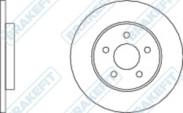 Тормозной диск APEC braking DK6026