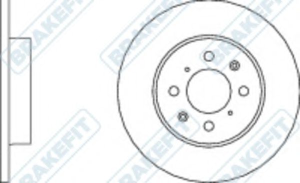 Тормозной диск APEC braking DK6075