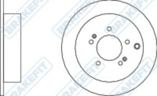 Тормозной диск APEC braking DK6141