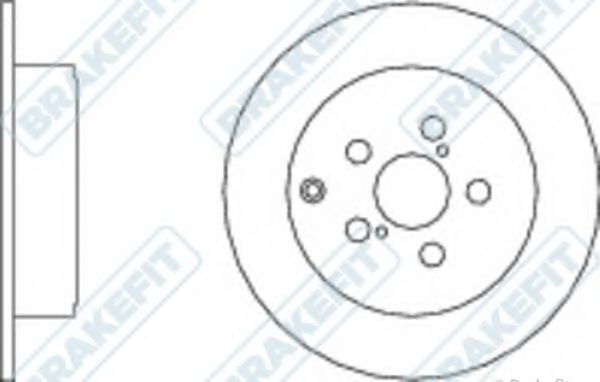 Тормозной диск APEC braking DK6160