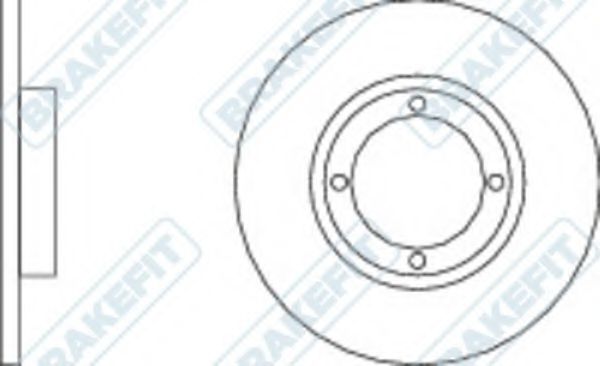 Тормозной диск APEC braking DK6205