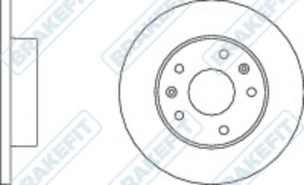 Тормозной диск APEC braking DK6223