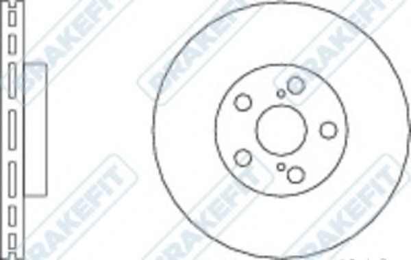 Тормозной диск APEC braking DK6249