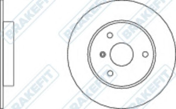 Тормозной диск APEC braking DK6261