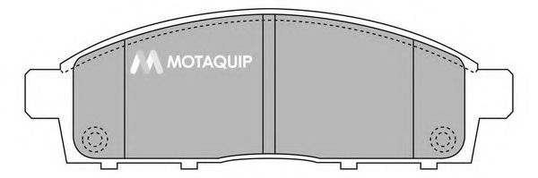 Комплект тормозных колодок, дисковый тормоз MOTAQUIP LVXL1336