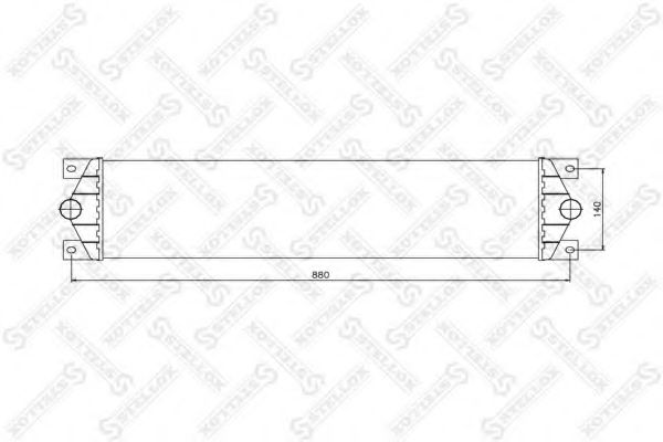 Интеркулер STELLOX 10-40136-SX