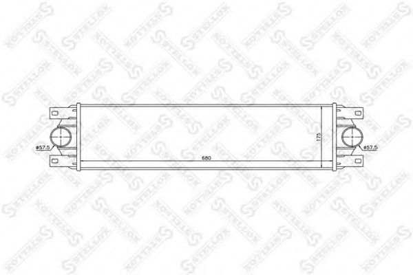 Интеркулер STELLOX 10-40140-SX