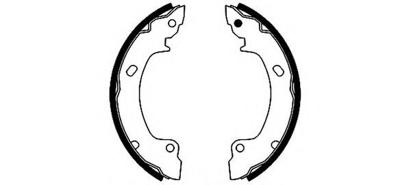 Комплект тормозных колодок HELLA PAGID 8DB 355 001-161