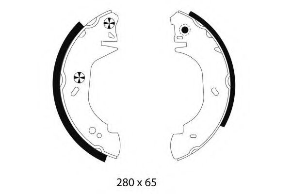 Комплект тормозных колодок HELLA PAGID 8DB 355 001-371