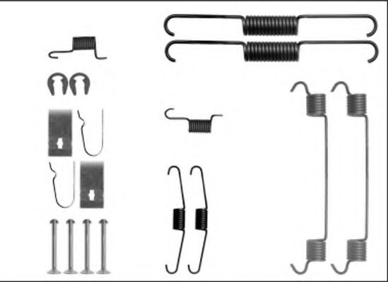 Комплектующие, тормозная колодка HELLA PAGID 8DZ 355 205-881