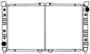 Радиатор, охлаждение двигателя SAKURA  Automotive 1301-0251