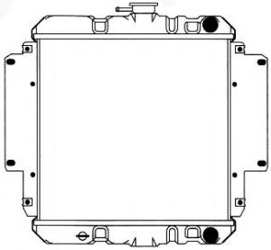 Радиатор, охлаждение двигателя SAKURA  Automotive 1431-0223