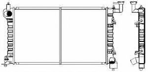 Радиатор, охлаждение двигателя SAKURA  Automotive 1460-0130