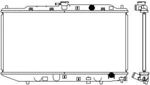 Радиатор, охлаждение двигателя SAKURA  Automotive 2211-1009