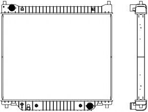 Радиатор, охлаждение двигателя SAKURA  Automotive 3161-1036