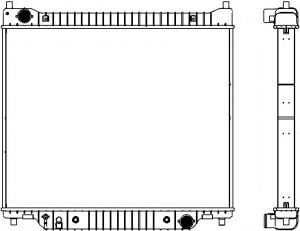 Радиатор, охлаждение двигателя SAKURA  Automotive 3161-8501