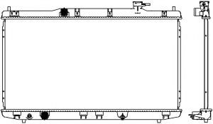 Радиатор, охлаждение двигателя SAKURA  Automotive 3211-8529
