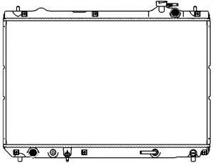 Радиатор, охлаждение двигателя SAKURA  Automotive 3271-1006