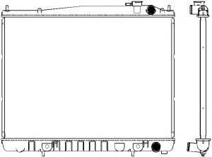 Радиатор, охлаждение двигателя SAKURA  Automotive 3341-1012