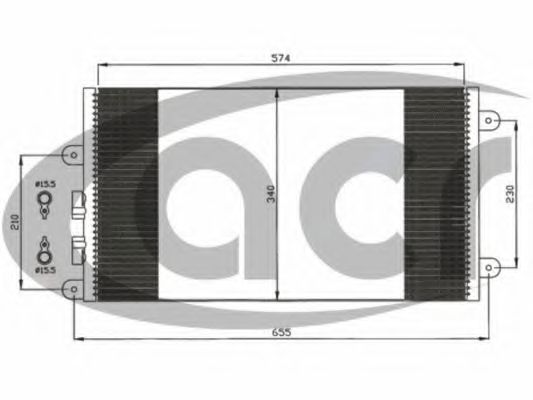 Конденсатор, кондиционер ACR 300571