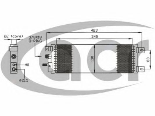 Конденсатор, кондиционер ACR 300574