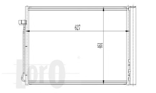 Конденсатор, кондиционер LORO 004-016-0020