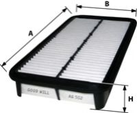 Воздушный фильтр GOODWILL AG 502