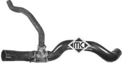 Шланг радиатора Metalcaucho 09183