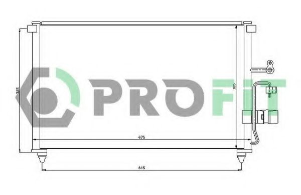 Конденсатор, кондиционер PROFIT PR 8001E2