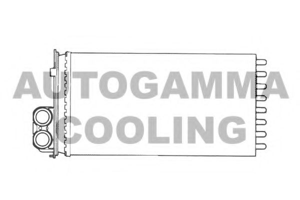 Теплообменник, отопление салона AUTOGAMMA 101661