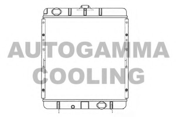 Радиатор, охлаждение двигателя AUTOGAMMA 103965