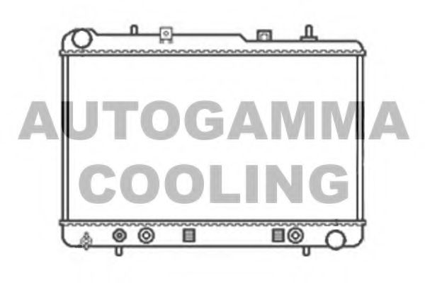 Радиатор, охлаждение двигателя AUTOGAMMA 104131