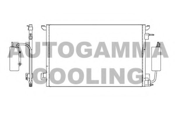 Конденсатор, кондиционер AUTOGAMMA 105344